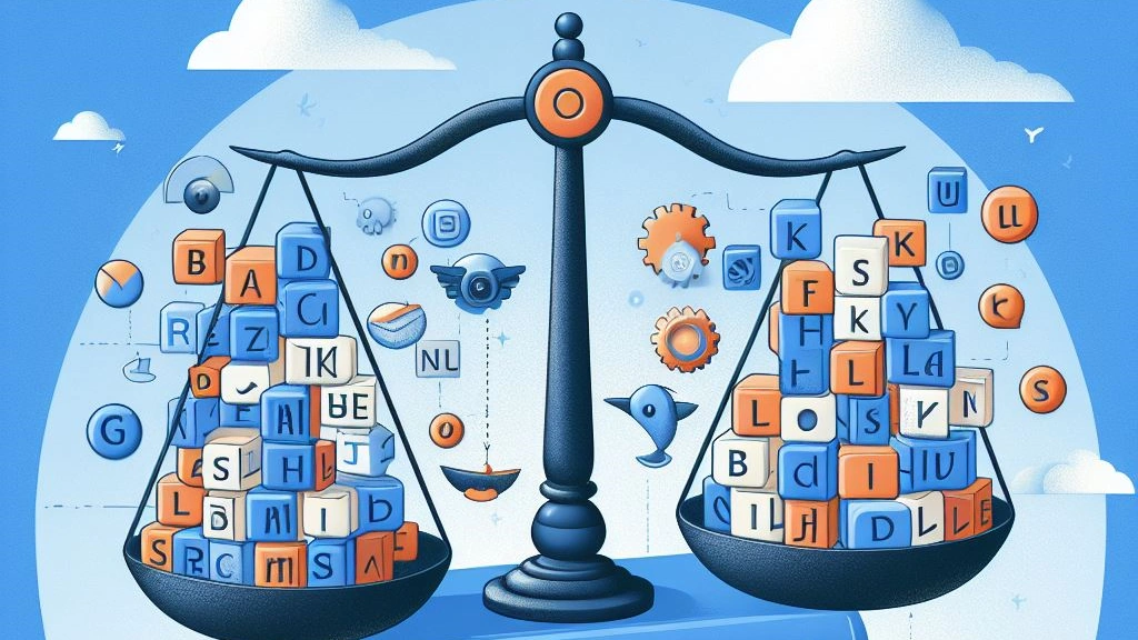 Strategic Keyword Placement: Graphic showing the seamless integration of keywords into content, illustrating the balance between natural usage and optimization